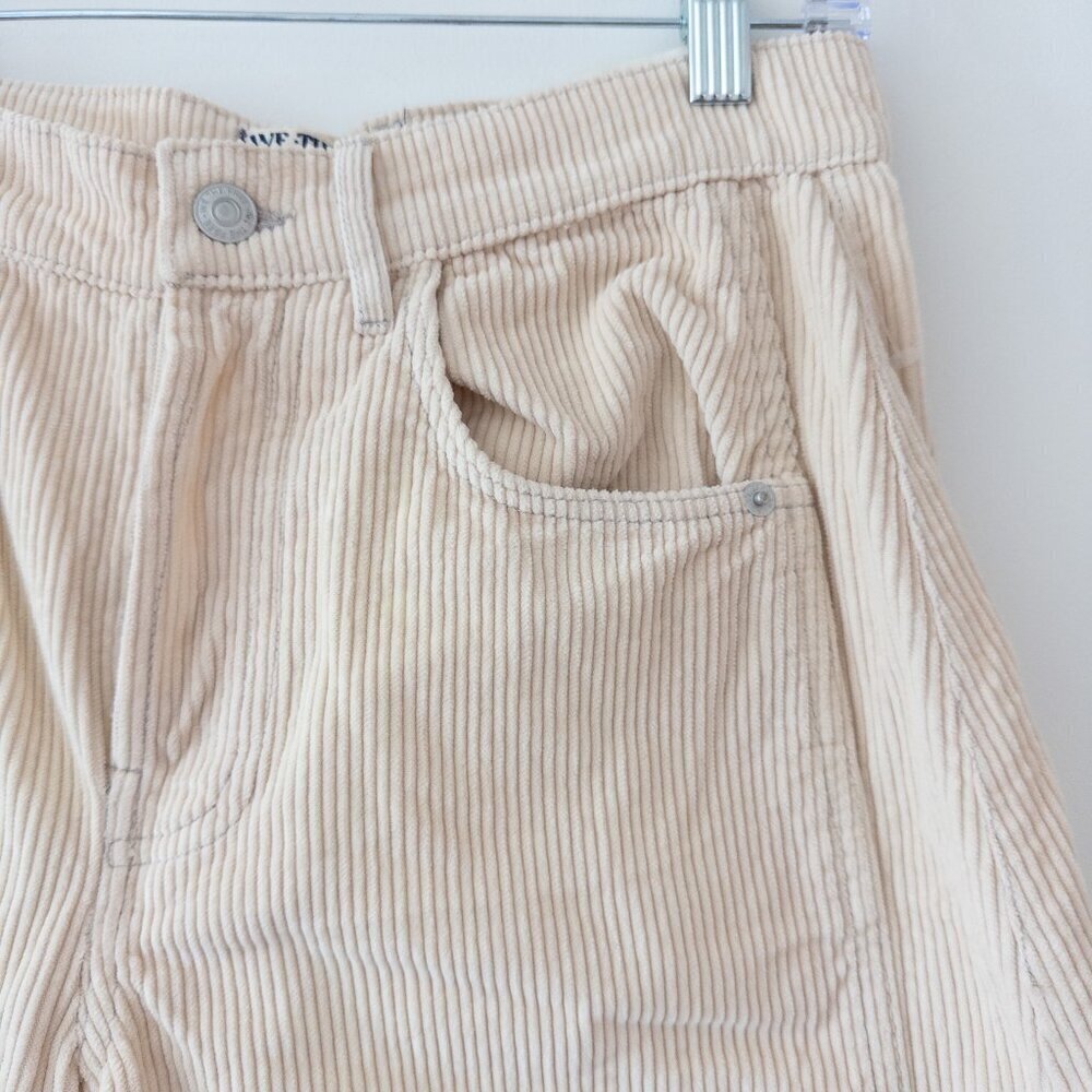 NEW Free People Good Luck Barrel Cords Button Fly Corduroy Pants - Picture 4 of 12